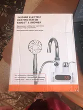 Grifo de agua caliente instantáneo eléctrico DMWD, calentador de agua, calentamiento rápido con pantalla LED de temperatura, grifo sin tanque para ducha de cocina EU