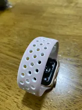 Solo bucle para reloj Apple Watch banda 44mm 40mm, 42mm, 38mm transpirable elástico de la correa banda pulsera de silicona iWatch Serie 3 4 5 SE 6 Correa