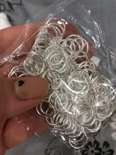 Conectores de anillo abierto y anillo dividido para trabillas individuales de Metal