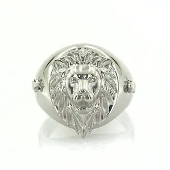 Little Finger For Lion Head Knight Silver Trend Ring 
Little Finger For Lion Head Knight Silver Trend Ring