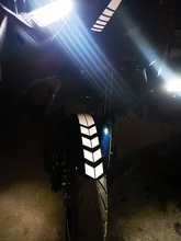 Pegatinas para motocicleta, calcomanías para guardabarros de bicicleta, accesorios para motocicleta, pegatina reflectante, decoración de seguridad para carretera