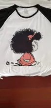 Camisetas estampadas Kawaii de Manga Mafalda para mujer, camisetas de dibujos animados, camisetas de Anime Grunge, camisetas de Hip Hop Unisex