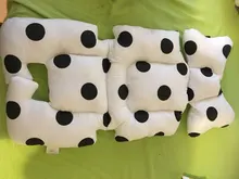 Almohadilla de asiento de algodón de malla de aire 3D transpirable para bebé, forro de cojín para cochecito y asiento de coche