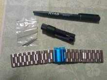 Correa de reloj de acero inoxidable para Huawei Watch GT2/GT 2E/Samsung Galaxy Watch 3/Gear S3/Withings