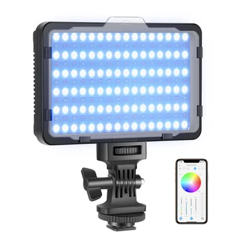 Neewer RGB Video Light with APP Control, Full Color Led Camera Light Dimmable for YouTube DSLR Camera Camcorder Photo Lighting
Neewer RGB Video Light with APP Control, Full Color Led Camera Light Dimmable for YouTube DSLR Camera Camcorder Photo Lighting