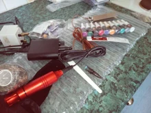 Juego completo de máquinas de tatuaje, pistola rotativa, pluma de tatuaje, fuente de alimentación de cartuchos, agujas, máquina para maquillaje permanente, accesorios