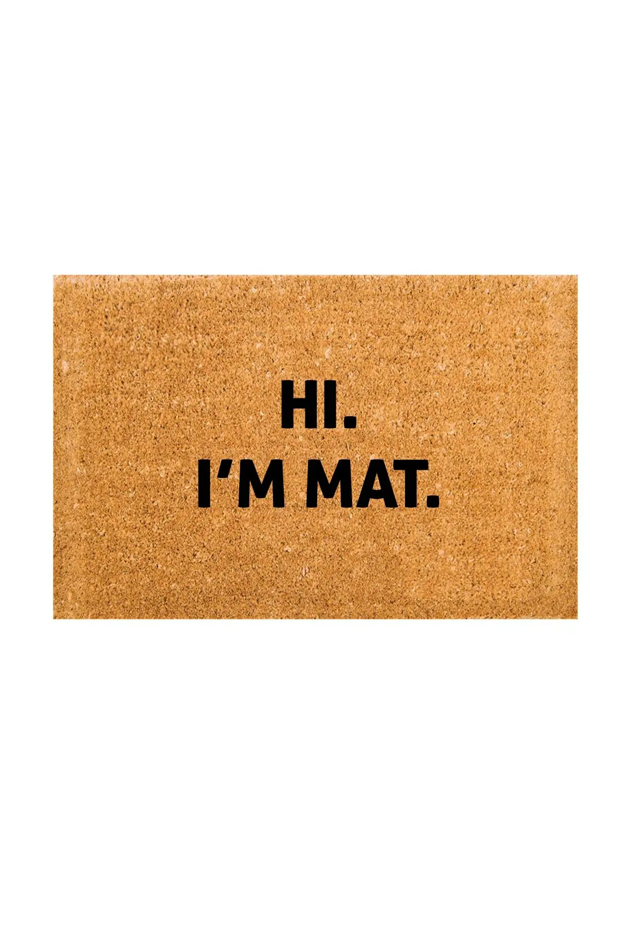 Hi I'm Mat Doormat Outdoor Dust Removal Wear-resistant Anti-skid Entrance Door Mat Scraping Mud and Sand Removing Foot Pad
Hi I'm Mat Doormat Outdoor Dust Removal Wear-resistant Anti-skid Entrance Door Mat Scraping Mud and Sand Removing Foot Pad
