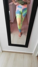 Nuevo colorido polainas de las mujeres Anti celulitis Legging salud mallas de gimnasio Sexy de cintura alta Legins entrenamiento de talla grande Jeggings