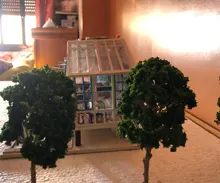 15cm modelo árbol bosque plantas haciendo accesorios HO escala tren ferrocarril paisaje Diorama o disposición, paquete de 5