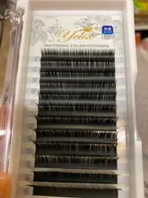 Yelix L Curl extensiones de pestañas 8-15mm mezcla de mate de visón pestañas extensión individuales pestañas L +/LU/M rizo maquillaje pestañas falsas