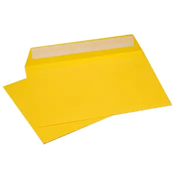 Envelope yellow, C6 format, 120g/m2 density, tape, 20 PCs 
Envelope yellow, C6 format, 120g/m2 density, tape, 20 PCs