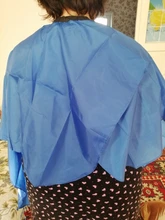 Paño para peluquería de nailon, capa para cortar el pelo, impermeable, gorro de peluquería Q0KD