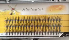 Chic mechones de extensiones de pestañas individuales naturales efecto de volumen 3D profesional conjunto de pestañas postizas maquillaje cilios