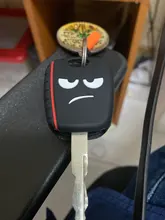 Xinyuexin No toques mi llave funda de silicona para llave del coche para Citroen C1 C2 C3 C4 Xsara Picasso para Peugeot 106, 107, 206, 207, 307 2 botón