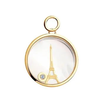 Gold pendant la tour Eiffel Sokolov, fashion jewelry, gold, 585, women's male, pendants for neck women
Gold pendant la tour Eiffel Sokolov, fashion jewelry, gold, 585, women's male, pendants for neck women