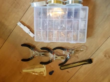 Kit de suministros de joyería para pendientes y anillos, accesorios de aleación, conjunto de fornituras para joyería, herramientas de fabricación de joyas, anillos de cobre OpenJump