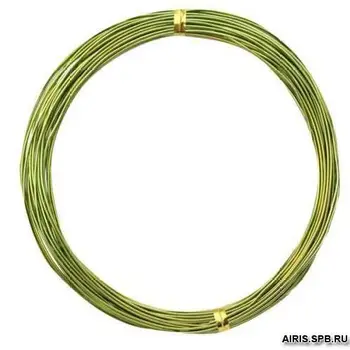 Wire for needlework, 1mm * 10 m, 'Astra' (8 light green) 
Wire for needlework, 1mm * 10 m, 'Astra' (8 light green)