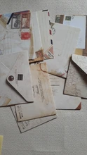 Lote de 12 unidades de sobres de papel Kraft clásico, Mini sobres de Estilo Vintage europeo para tarjetas, regalo para álbumes de recortes