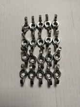 Wing Nuts Hand-Tighten-Nut Stainless-Steel Butterfly Zinc-Plated Nindejin-5-10pcs M6 M8
