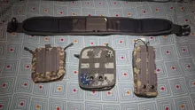 Bolsa táctica militar Airsoft para Paintball Molle, bolsa de Radio Talkie, bolsa de botella de agua