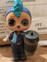 L O L ¡Sorpresa! Juego de muñeca brillante con ropa y zapatos para niño, juguete Punk, edición limitada