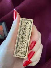 El Sr. De papel 8 diseños bosque brumoso serie estilo de la planta creativa mano Simple cuenta de Material de decoración DIY imprimir solo sellos de madera