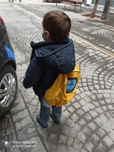 Mochilas pequeñas Unisex de 7 estilos, bolsos de colores caramelo 3D Oxford, impermeables, llavero, accesorios Kawaii para niños y niñas