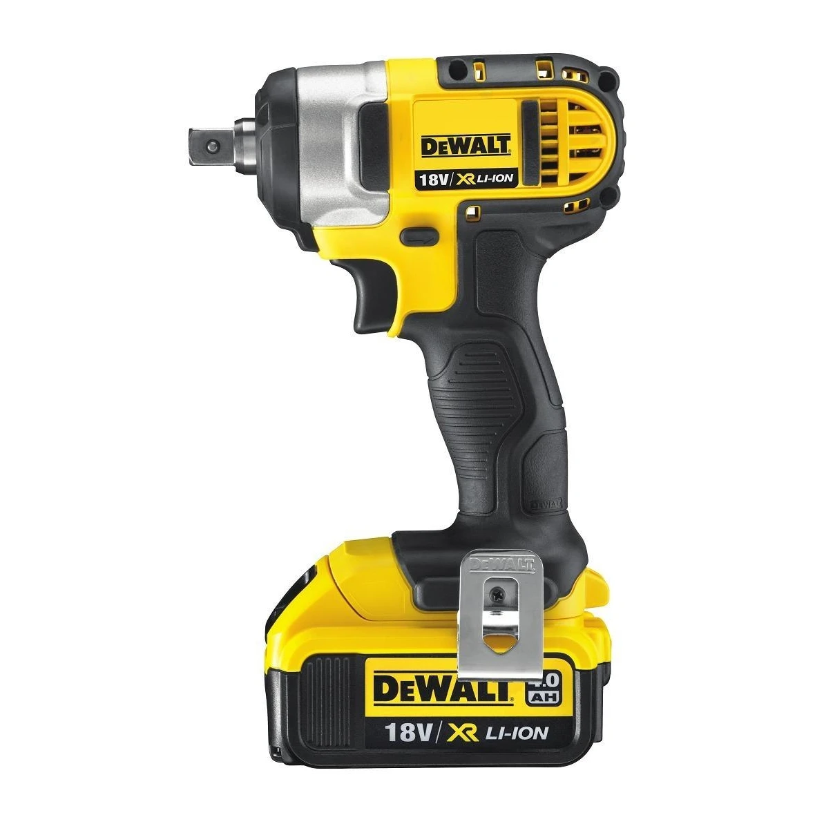 Гайковерт аккумуляторный DeWalt DCF880M2 (Квадрат 1/2 дюйма, 2700 уд/мин, 2300 об/мин, Li-Ion 18В 4000 мАч, реверс, кейс