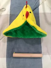 Parrot Hammock Plush Bird Nest Pet Triangle Warm Hanging Bed Cage Cave Hut Tent N1HA