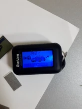 2 uds E90 pantalla LCD para 2 uds/lote 2 ruso-coche sistema de alarma StarLine E90 LCD llavero para mando a distancia E90 Control remoto llavero