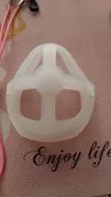 Soporte 3D para mascarilla facial, ayuda a respirar, soporte interior de silicona, válvula transpirable, cuidado de la piel