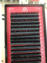 Zwellbe-extensiones de pestañas individuales, 20 hileras de visón de imitación, maquillaje para profesionales, suaves, CD de 8-15mm