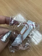 Abrazadera de papel metálico para decoración de escritorio, portatarjetas, Clip para foto, soporte para números de mesa, Clips para mensaje, suministros para fiesta de boda