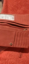 Cartera de cuero mate con doble cremallera para mujer, bolso de mano de día, cartera