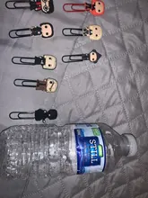 25 uds caliente icono de marcadores de libro de papel Clips de papelería para maestro de los estudiantes de la Escuela de suministros de oficina punto de libro regalo de los niños