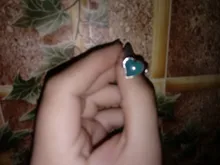 Anillo de estado de ánimo para mujer, cambio de Color, tamaño ajustable, regalos de Navidad y cumpleaños para niña #272058