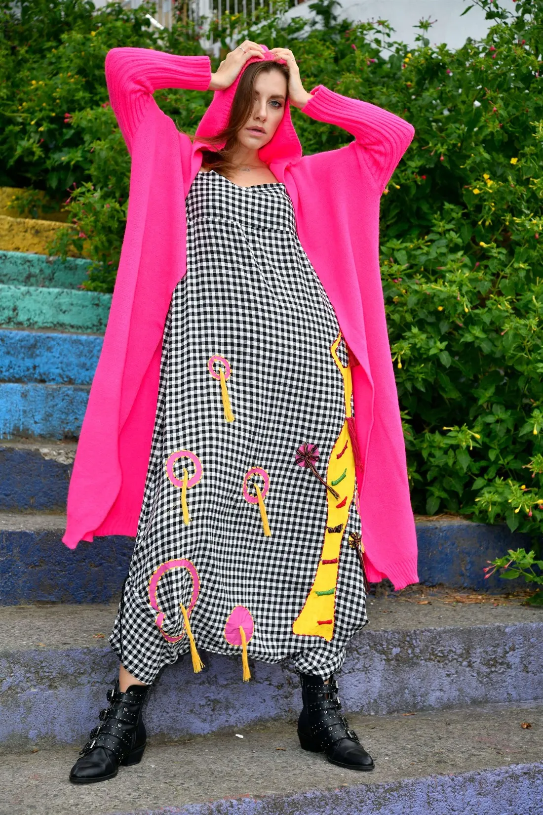 Never Give Up Long Neon Colors Colored Hooded Winter Cardigan 2022 New Fashion High Street Style Women's Clothing
Never Give Up Long Neon Colors Colored Hooded Winter Cardigan 2022 New Fashion High Street Style Women's Clothing