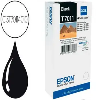 Ink-jet epson stylus t7011 black xl wp-4000 4500 capacity 3400 pag 57657-C13T70114010
Ink-jet epson stylus t7011 black xl wp-4000 4500 capacity 3400 pag 57657-C13T70114010