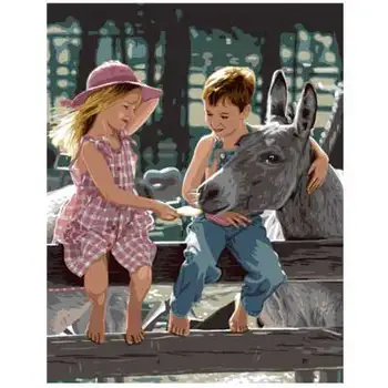 9880-0142-0540 canvas with pattern Royal Paris 'treat for the osly' 47,5x37 cm 
9880-0142-0540 canvas with pattern Royal Paris 'treat for the osly' 47,5x37 cm