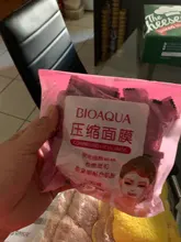 Mascarilla de compresión Facial no tejida, máscara de tejido de papel, herramienta de maquillaje, mascarilla comprimida desechable para el cuidado de la piel, 50 Uds.