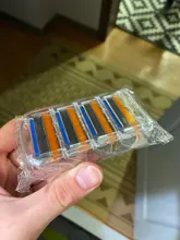 Gillette-Cuchillas de afeitar para hombre Fusion, 5 capas, cuchillas de seguridad, acero inoxidable, cuidado de la cara, 4 unidades