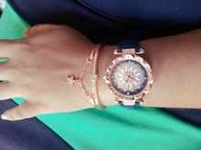 Conjunto de relojes con cielo estrellado para mujer, pulsera de cuero, deportivo, de cuarzo, informal, 2020