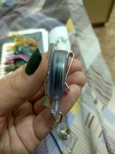 Cordón retráctil de alta calidad para la oficina, 1 Uds. Médicos enfermeros, insignia de identificación, soporte para tarjeta de identificación, llavero cadena Clips