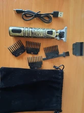 Cortadora de pelo eléctrica para hombre, afeitadora recargable por USB de 0mm, recortadora de barba profesional, Máquina para cortar Cabello, barbería, novedad de 2021