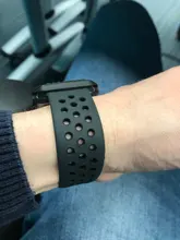 Solo bucle para reloj Apple Watch banda 44mm 40mm, 42mm, 38mm transpirable elástico de la correa banda pulsera de silicona iWatch Serie 3 4 5 SE 6 Correa