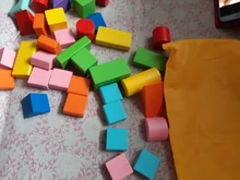 Bloques de construcción de madera crudo para niños, juguetes ensamblados, Sin pintura de rompecabezas, partículas grandes, de 1 a 2 a 3 años, juguetes para niños para chico