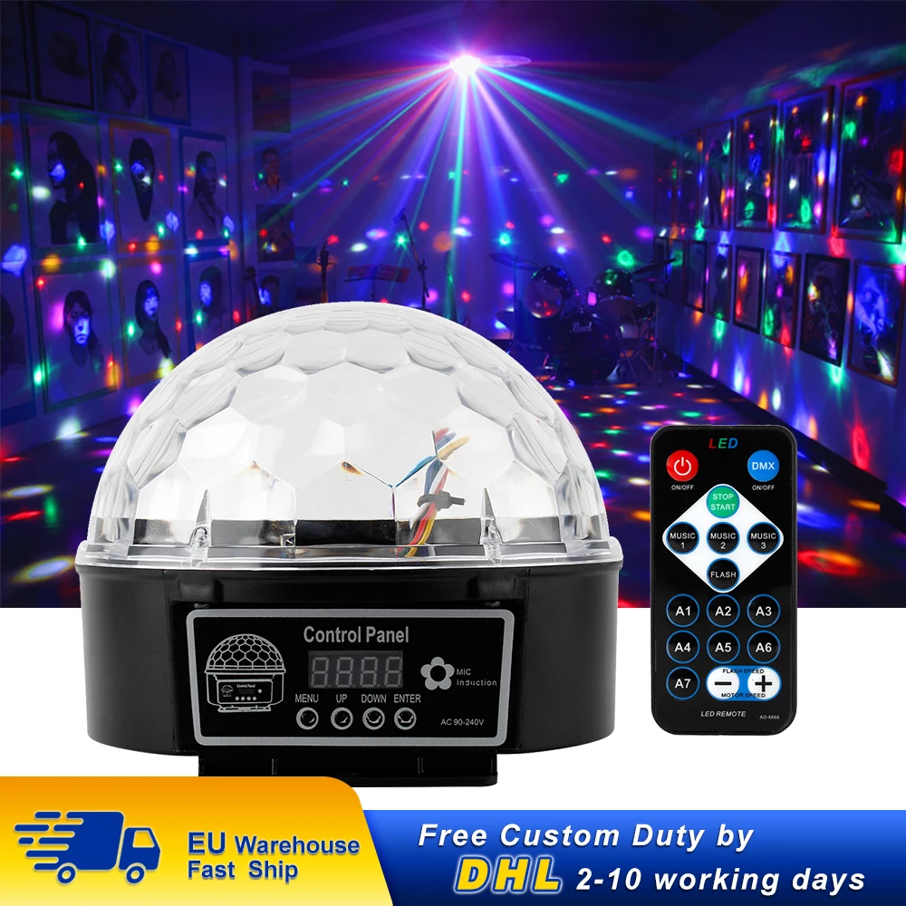 LED Disco Light Effect Stage Lighting Effect with Music Control Xmas Party DJ Karaoke Car Decor Lamp Magic Ball Colorful Light
LED Disco Light Effect Stage Lighting Effect with Music Control Xmas Party DJ Karaoke Car Decor Lamp Magic Ball Colorful Light