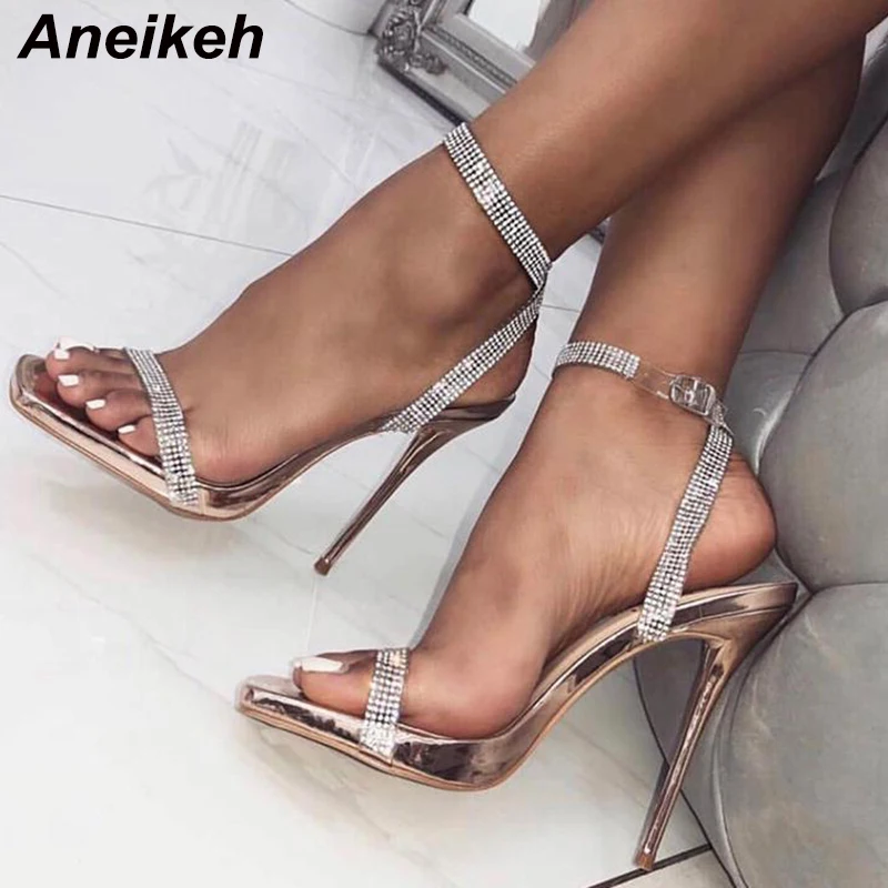 Aneikeh Summer 2020 Fashion CRYSTAL Sandals Women Gladiator Buckle Strap Cover Heel Thin High Heels Party Pumps sandalias mujer
Aneikeh Summer 2020 Fashion CRYSTAL Sandals Women Gladiator Buckle Strap Cover Heel Thin High Heels Party Pumps sandalias mujer