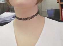 Gargantilla extensible de tatuaje para mujer, 4 unidades por lote, collar elástico Punk, regalo de boda