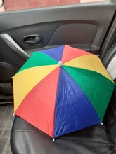 Golf pesca tapas de peces sol día plegable al aire libre paraguas de sol sombrero Golf sombreros gorra cabeza sombrero paraguas manos libre